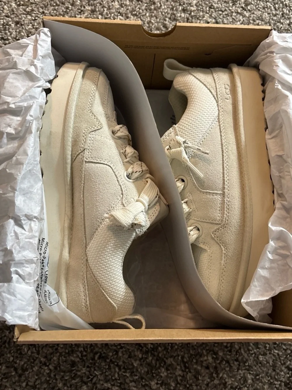 UGG Women's Cream Low-Top Sneakers